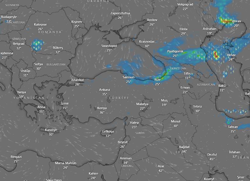 Çok kuvvetli yağış geliyor! Meteoroloji 5 il için yeni uyarı yaptı 17